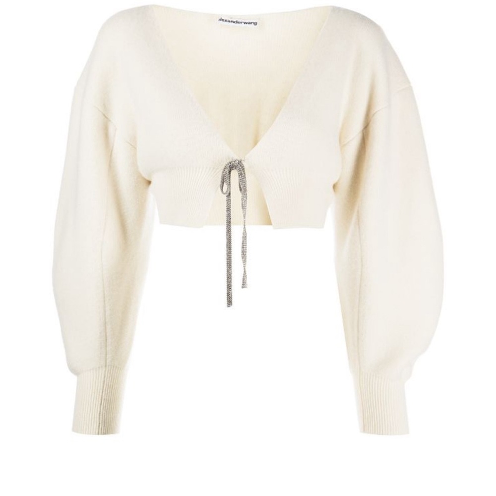 Alexander Wang Bow Cropped Knit